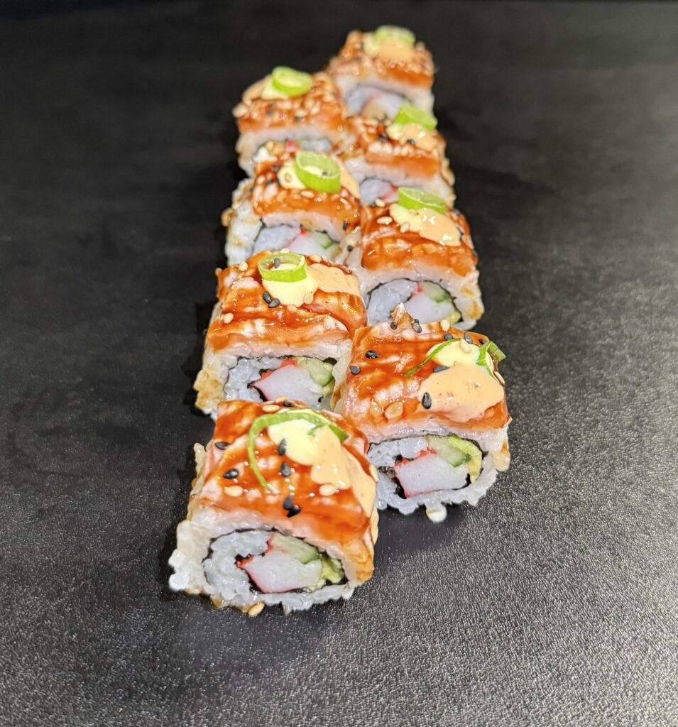 geflameerde zalm